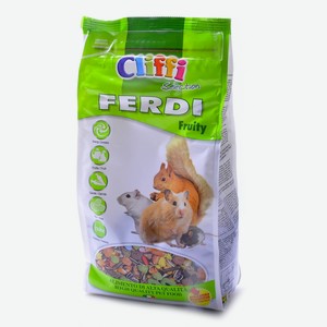 Cliffi (Италия) корм для хомяков, мышей, белок и песчанок с фруктами, грецкими орехами и морковью (700 г)