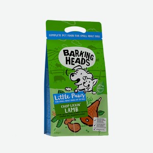 Корм Barking Heads для собак малых пород, с ягненком и рисом  Мечты о ягненке  (4 кг)