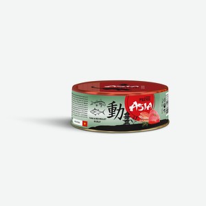 Prime Asia консервы для кошек Тунец с красной кефалью в желе (85 г)