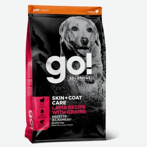 Корм GO! Solutions для щенков и собак, со свежим ягненком (11,34 кг)