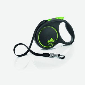 Flexi рулетка-ремень для собак, зеленая (15кг, 5м)