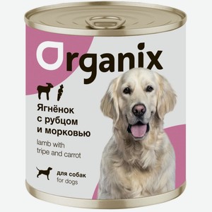 Organix консервы для собак Ягненок с рубцом и морковью (750 г)