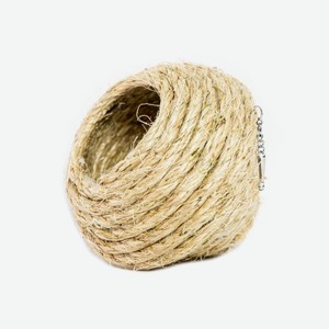 Zoobaloo дом-шар плетенный из сизали для птиц (10*10*10см)