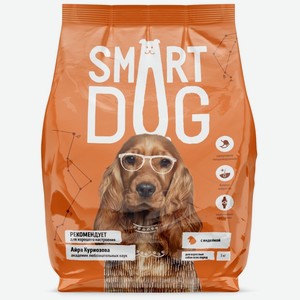 Корм Smart Dog для взрослых собак с индейкой (800 г)