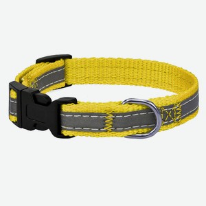 Tappi амуниция ошейник для собак со светоотражающей лентой  Диока , желтый (24-35 см)