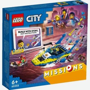 Конструктор Lego City Missions Water Police Detective Missions (60355)