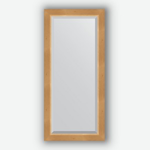 Зеркало с фацетом в багетной раме Evoform сосна 62 мм 51х111 см