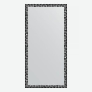 Зеркало в багетной раме Evoform черненое серебро 38 мм 50х100 см