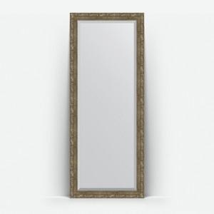 Зеркало напольное с фацетом в багетной раме Evoform виньетка античная латунь 85 мм 80x200 см