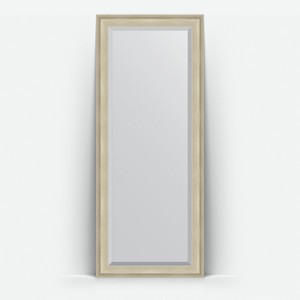 Зеркало напольное с фацетом в багетной раме Evoform травленое серебро 95 мм 83x203 см