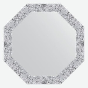 Зеркало в багетной раме Evoform чеканка белая 70 мм 67x67 см