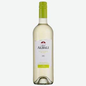Вино Albali Sauvignon Blanc белое сухое безалкогольное, 0.75л Испания