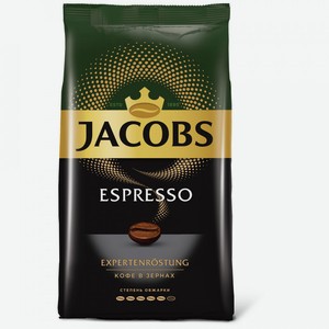 Кофе Jacobs Espresso зерновой жареный, 1кг Россия