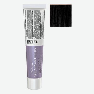 Безаммиачная крем-краска для волос De Luxe Sensation 60мл: 1/0 Черный классический