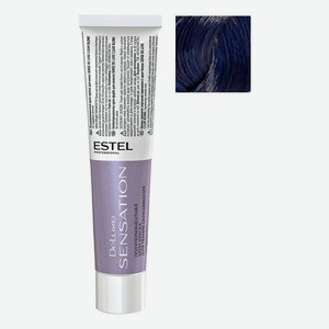 Безаммиачная крем-краска для волос De Luxe Sensation 60мл: 0/11 Синий