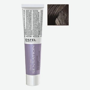 Безаммиачная крем-краска для волос De Luxe Sensation 60мл: 4/71 Шатен коричнево-пепельный