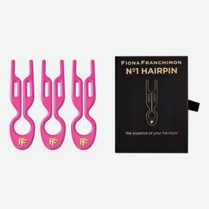 Шпильки для волос No1 Hairpin 3шт (цвет розовый неон)