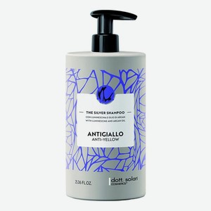 Серебристый шампунь против желтизны волос Anti-Yellow Silver Shampoo: Шампунь 750мл