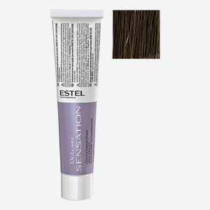 Безаммиачная крем-краска для волос De Luxe Sensation 60мл: 5/77 Светлый шатен коричневый интенсивный