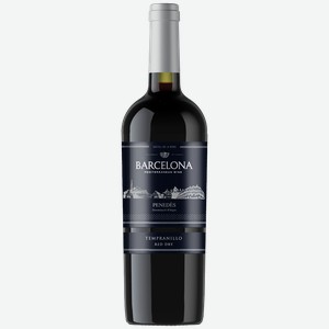 Вино БАРСЕЛОНА Темпранильо красное сухое (Испания), 0,75л