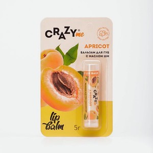 CRAZYME Бальзам для губ Apricot Lip Balm с ароматом Абрикоса