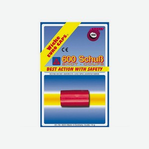 100-зарядные пистоны, 600 шт, блистер упаковка-карта 0225