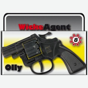 Пистолет Olly 8-зарядные Gun, Agent 127mm, упаковка-короб, арт 0330F