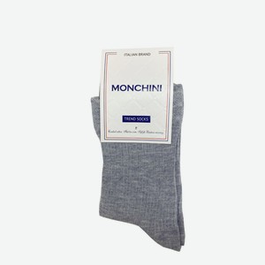 Носки женские Monchini артL155 - Серый, Без дизайна, 35-37