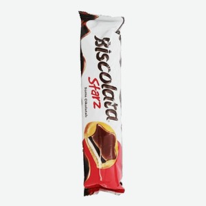 Печенье Biscolata Starz Milky c молочным шоколадом и молочным кремом 88л.