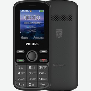 Телефон Xenium E111 Black Philips