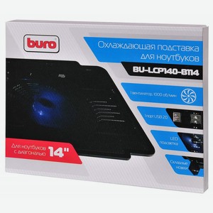 Подставка для ноутбука BU-LCP140-B114 14 Черная Buro