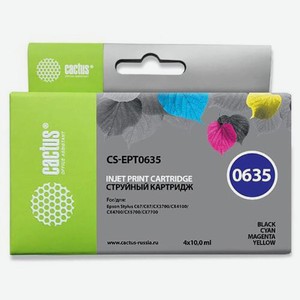 Картридж струйный CS-EPT0635 многоцветный для Epson Stylus C67/C87 (250стр.) Cactus