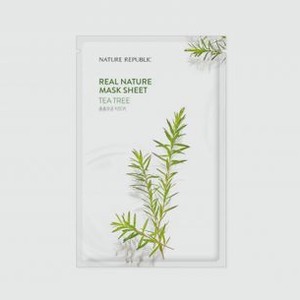 Тканевая маска для лица с экстрактом чайного дерева NATURE REPUBLIC Real Nature Mask Sheet Tea Tree 1 шт
