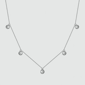 Ожерелье серебряное PROSTO JEWLRY С Пятью Шариками 1 шт