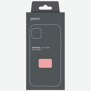 Клип-кейс PERO софт-тач для Samsung A13 розовый