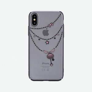 Накладка Devia Crystal Shell Case для iPhone X - Black