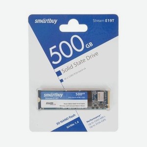 Накопитель SSD Smartbuy Stream E19T 500Gb (SBSSD-500GT-PH19T-M2P4)