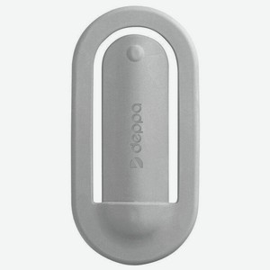 Держатель автомобильный Deppa Click Holder для смартфона, силикон, серый 55168