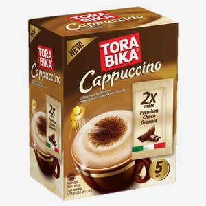 Напиток кофейный Torabika Cappuccino растворимый шоколадной крошки, 5x25 г