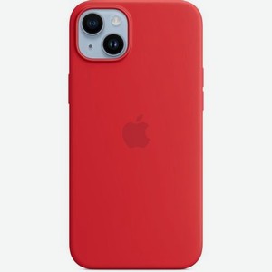 Чехол (клип-кейс) Apple Silicone Case with MagSafe, для Apple iPhone 14 Plus, красный [mpt63fe/a]