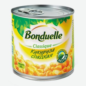 Кукуруза консервированная Bonduelle Classique сладкая, 340 г