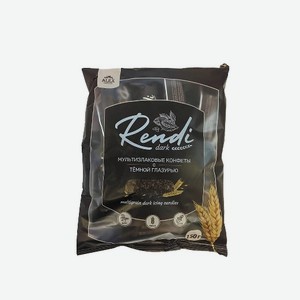 Конфеты RENDI Blond Мультизлаковые с белой глазурью; Dark Мультизлаковые с темной глазурью 150г