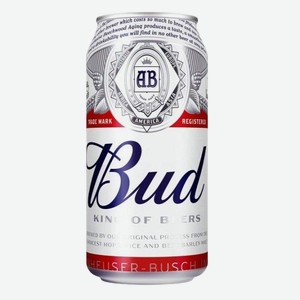 Пиво Bud 4,8-5% 0,45 л жб (Сан инбев)