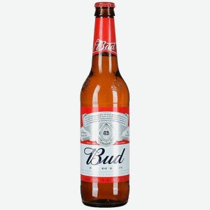 Пиво Bud 4,8-5% 0,44 л ст (Сан инбев)