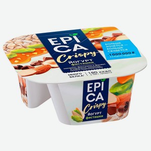 Йогурт Эпика Crispy 140г 10,5% Фисташка, Семена По