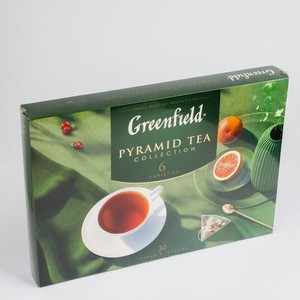 Набор чая GREENFIELD Коллекция листового чая в пирамидках, 6 видов