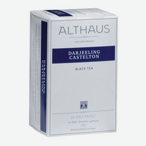 Чай Althaus Darjeeling Castelton черный 20 пакетиков