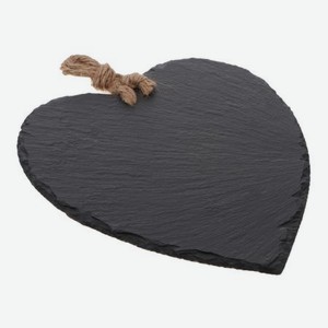 Доска подстановочная Kesper камень  сердечко  (на шнурке), 27х23х0,7 см