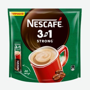 Напиток кофейный Nescafe крепкий 3в1, 14.5г х 20шт Россия