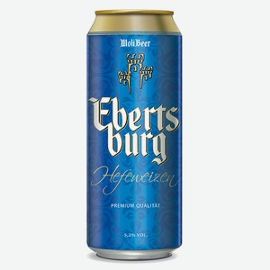 Пиво Ebertsburg Hefeweizen, 0.5л Германия